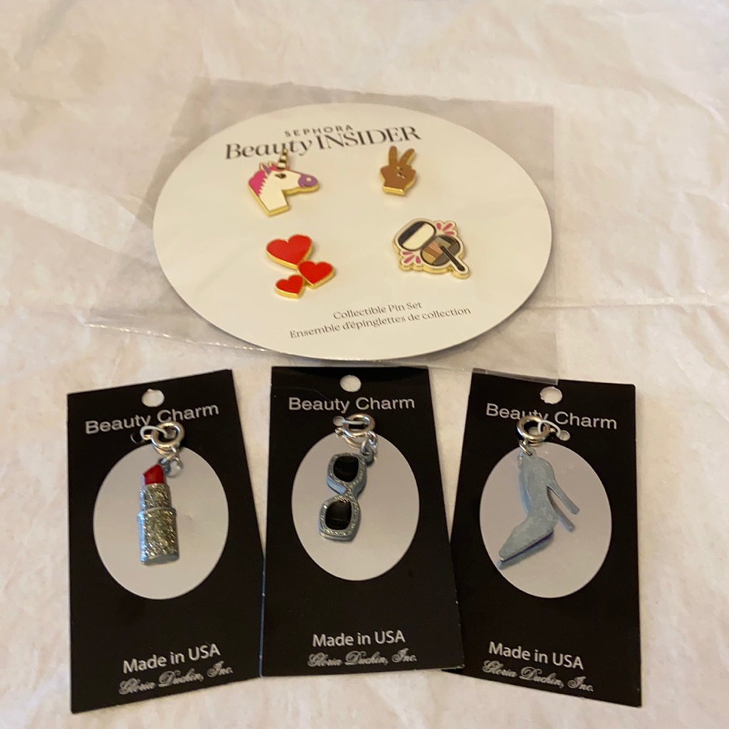 Pin Set & Charm Bundle